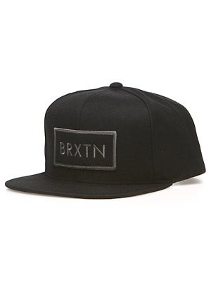 Brixton Rift Hat Black/Black Adj.