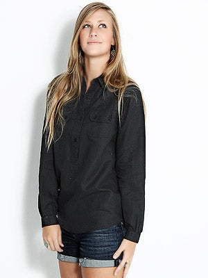 Brixton Girl's Siren Shirt Black SM