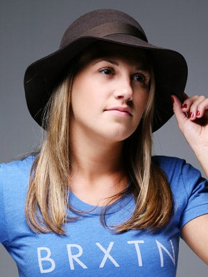 Stella Girl's Hat Brown Felt SM