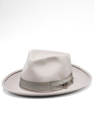 Brixton Swindle Fedora Lt Grey Felt SM