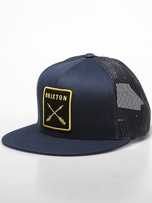 Brixton Wheeler III Mesh Hat Navy Adj.