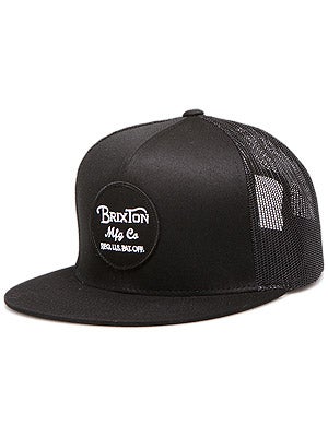 Brixton Wheeler Mesh Hat Black Adj.