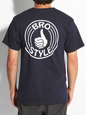 Bro Style Pocket Tee Navy XL