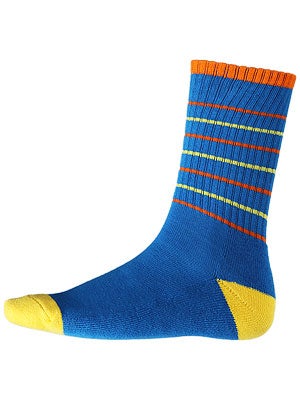 Bro Style Stripe Socks Blue One Size