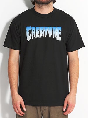 Creature Creature Green Tee Black SM