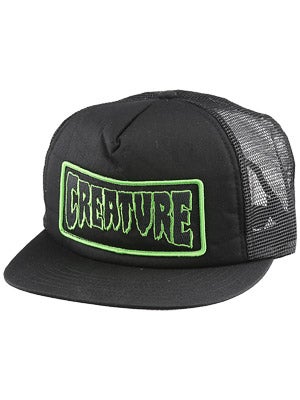 Creature Patch Mesh Hat Black Adj.