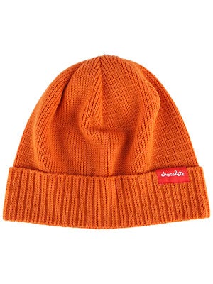 Chocolate All Season Fold Beanie Orange