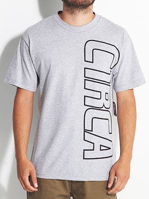 Circa Vertical Logo Tee Athletic Heather MD