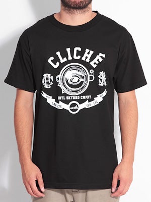 Cliche Drop Out Tee Black MD