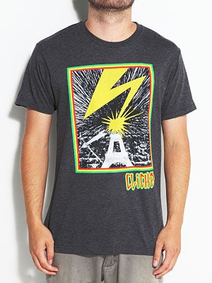 Cliche Mad Brains Tee Heather Charcoal XL
