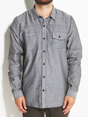 Comune CS Bennett Woven Shirt Charcoal MD