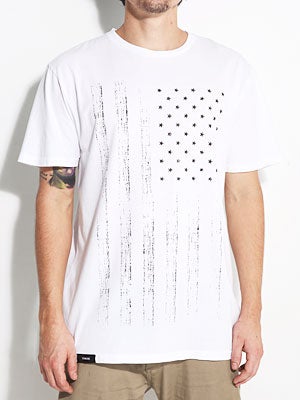 Comune Fade Flag Premium Tee White LG