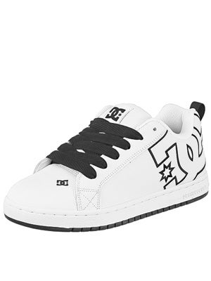 DC Court Graffik Shoes White/Black/White