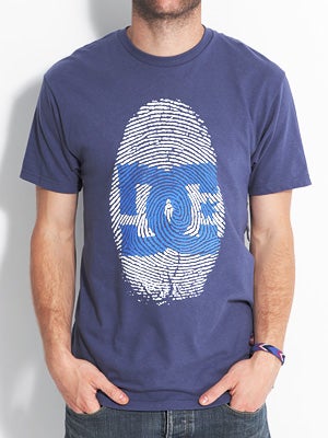 DC Fingerprint Tee Blue LG