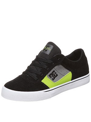 DC Kids Cole Pro Shoes  Black/Shadow/Green
