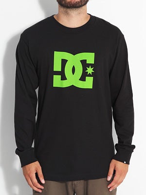 DC Star Longsleeve Black/Green LG