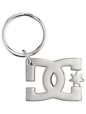 DC Star Keychain Silver/SIL