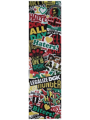 DGK Rasta Collage Griptape by Mob