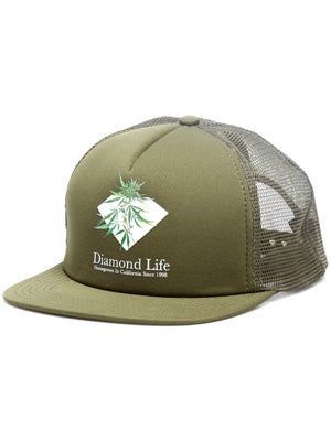 Diamond Homegrown Mesh Hat Green Adj.