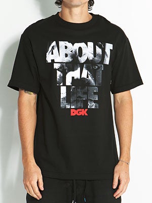 DGK About That Life Tee Black SM