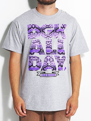 DGK All Day Snake Tee Athletic Heather MD
