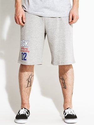 DGK By Any Means Fleece Shorts Ath. Heather SM