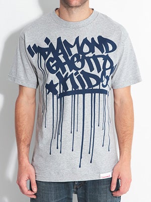 DGK x Diamond Tag Tee Athletic Heather MD