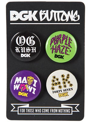DGK Button 4-Pack  Flavas