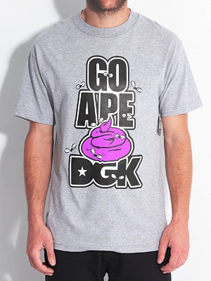 DGK Go Ape Tee Athletic Heather XXL