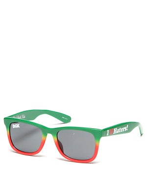 DGK Haters Sunglasses   Rasta Fade