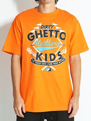 DGK Hustlers Tee Orange SM