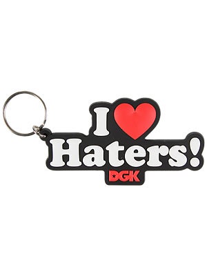 DGK Haters Keychain Red