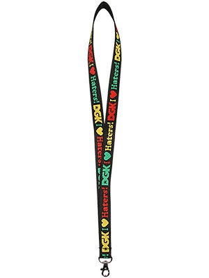 DGK Haters Lanyard  Rasta