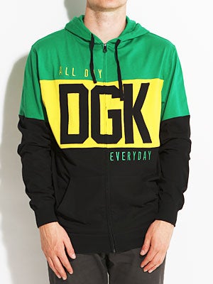 DGK Int'ly Known Hoodizp Green SM