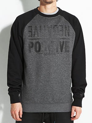 DGK Negative 2 Positive Crew Fleece Black SM