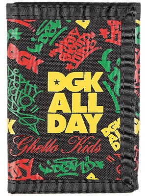 DGK Classic Tri-Fold Wallet Rasta