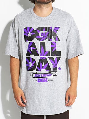 DGK Stay Smokin' Tee Athletic Heather SM