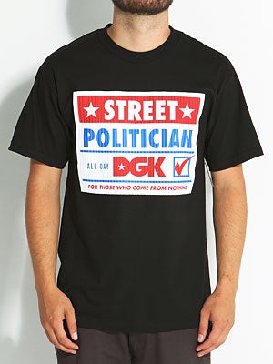DGK Street Politician Tee Black SM