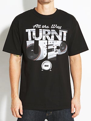 DGK Turnt Up Tee Black SM