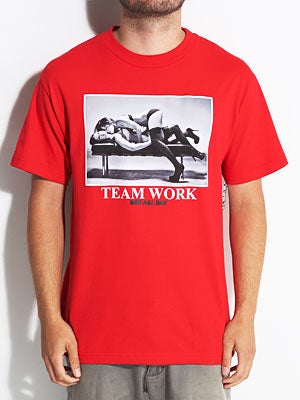 DGK Team Work Tee Red LG