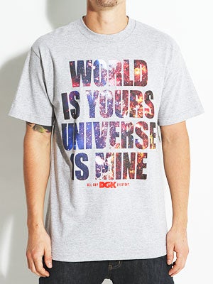 DGK Universe Tee Athletic Heather SM
