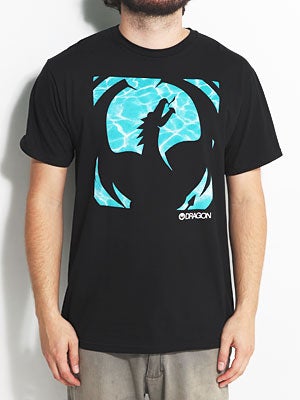 Dragon Poolside Tee Black SM