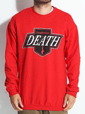 Deathwish Death Kings Crewneck Red/Black SM