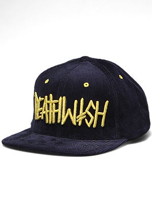 Death Spray Corduroy Snapback Navy Adj.