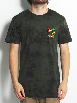 Deathwish Deathstack Multi Tee Swamp Rasta MD