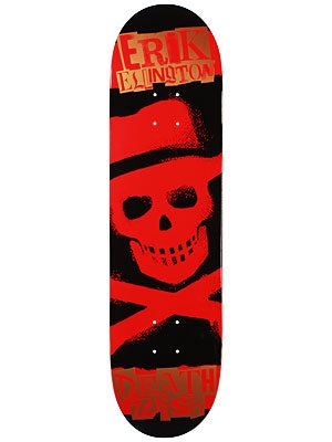 Deathwish Ellington Ransom Black/Red Deck  8.25 x 31.5