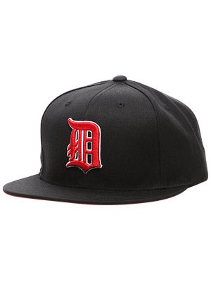 Deathwish Gangster D Snapback Hat Black/Red