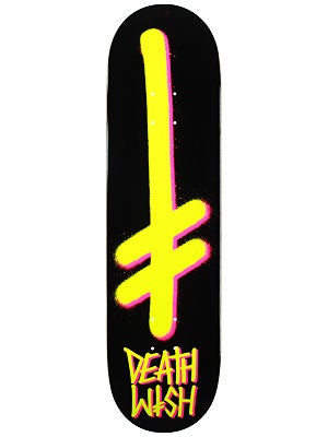 Deathwish Gang Logo Black/Yellow Deck 8.5 x 32.5