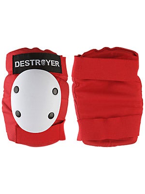 Destroyer Amateur Elbow Pads  Red/White