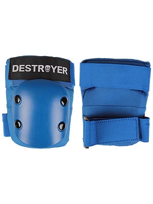 Destroyer Recreational Elbow Pads  Blue